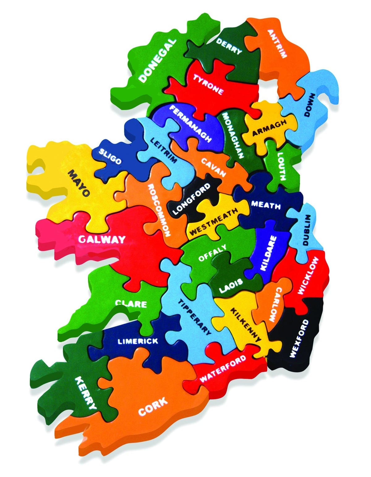karte karte īrija jigsaw