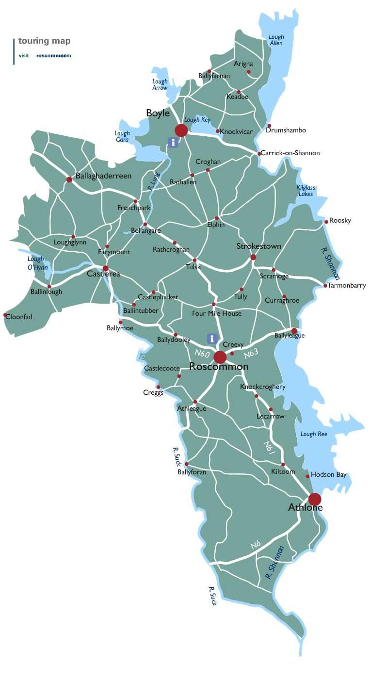 karte county roskomonā īrija