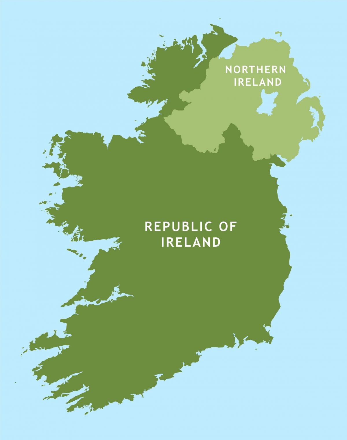 ceļu karte īrijas republika