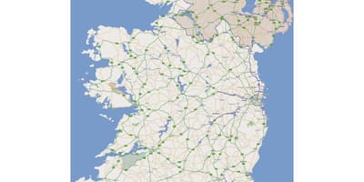 Labākā road map of ireland