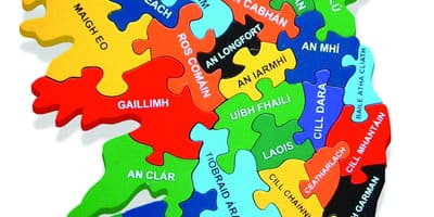 Karte karte īrija kā gaeilge