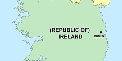  karte ziemeļīrijā un īrijas republikā