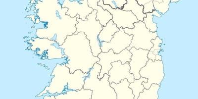 Karte salas, īrija