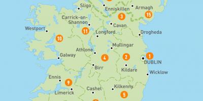 Īrija kartē